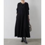 ショッピングキャメル ワンピース 裏毛フレアーワンピース