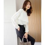 ブラウス シャツ ケープ風ブラウス レディース