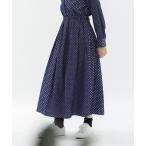 ショッピングドゥ スカート miscデニムドットプリントスカート