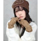  гетры для рук [ BARELY BLUE / Bear Lee голубой ] повреждение Roo z вязаный гетры для рук женский 