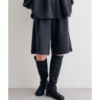 パンツ 「一部店舗限定/セットアップ対応」B ニットライクスウェットハーフパンツ レディース