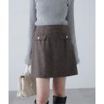 ショッピングツイード スカート ツイードミニスカート