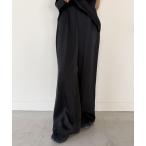  брюки распорка легкий атлас tuck брюки [ выставить соответствует ][by SON] женский 