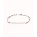 ブレスレット KISHOKACHI 希少価値 プレートバーデザイン喜平チェーンステンレスブレスレッド メンズ レディース