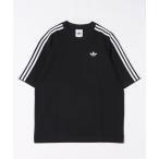 tシャツ adidas アディダス M ADICOLOR 3ST OVERSIZED TEE ショートスリーブ KD4095 BLACK メンズ