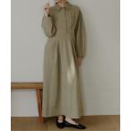 ワンピース waist tack cocoon onepiece/ウエストタックコクーンワンピース