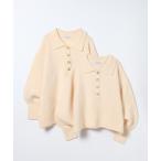 ニット セーター 「選べる着丈」7Gアルパカブレンドポロニット/638829 レディース