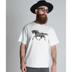 ショッピングtシャツ メンズ tシャツ Schott/ショット/A.O. HORSE T-SHIRT/アメリカンオリジナル ホース Tシャツ メンズ レディース