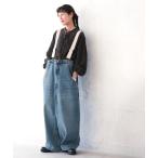 「soulberry」 デニムパンツ LL ブルー レディース