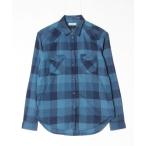 「American Eagle」 長袖シャツ X-SMALL ブルー レディース