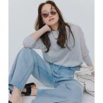 「23区」 長袖ニット 38 ブルー レディース