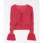[LAGUNAMOON] вязаный ансамбль FREE красный женский 
