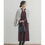 ワンピース ドロストリボンフレアワンピース｜冬服/秋冬/通勤服/オフィスカジュアル/お出かけ