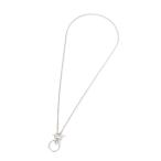 ショッピングネックレス ネックレス ステンレスグラスホルダーネックレス レディース