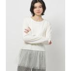 tシャツ チュールペプラムインナーTシャツ レディース