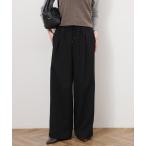 パンツ ストレッチメランジツイルイージーパンツ レディース