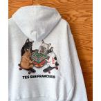 パーカー 「WEB / FLAG SHOP限定」TES CALIFORNIA BOX SILHOUETTE ZIP PK / ボックスシルエットジップ