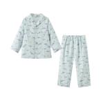 ショッピングコンビ パジャマ おなか安心ボタン付き長袖前開きガーゼパジャマ（サメ） キッズ 子供 男の子