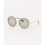 サングラス 「miumiu/ミュウミュウ」ラウンド サングラス MU08RS U6S5J2 レディース メンズ