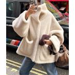 コート アウター オーバーサイズボアフリ