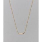 ショッピングピンクゴールド ネックレス 「レイヤー」 カーヴライン ネックレス レディース