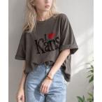 tシャツ 「JaVaジャバコラボ」大人カジュアルにちょうどいい。綿100％ ヴィンテージ風ハートTシャツ レディース