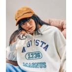 ショッピングポロ トレーナー スウェット 「MODE NORM CORE」 スウェットロゴポロプルオーバー レディース