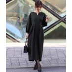 ショッピングセレモニー ワンピース 「喪服・礼服」フォーマルワンピース キーネック 半袖 コクーン ロング丈 ブラックフォーマル セレモニー 卒業式 卒園式 入学式 入園式