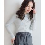 カーディガン 「名品・新色登場！」ラメリブポロ衿カーディガン レディース