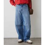 ショッピングforever ジーンズ デニム デニムパンツ 「2026SS」カーブラインデニムパンツ レディース