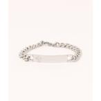 ブレスレット KISHOKACHI 希少価値 クロスデザインプレートデザインチェーンステンレスブレスレッド メンズ レディース