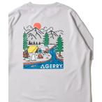 tシャツ 「GERRY/ジェリー」冷感ポンチバックプリントクルーネックTシャツ 