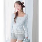 tシャツ 映えリボントップス レディース