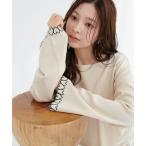 ショッピングハート ニット セーター お袖ハートショート丈ニットプルオーバー レディース