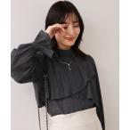 ショッピングティアード ブラウス シャツ アシンメトリーティアードブラウス レディース