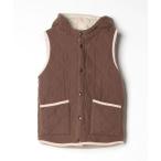 「ARMEN」 ベスト 0 ブラウン レディース