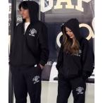 「GAP」 ジップアップパーカー M ブラック メンズ