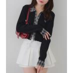 ショッピングアンドミー ニット セーター シャツドッキングWZIP レディース