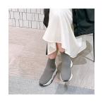 「+diana」 シューズ 23.5cm グレー レディース