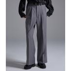 「Loose/ルース」 ブーツカットパンツ X-SMALL グレー メンズ