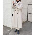 [COLONY 2139] пальто с отложным воротником FREE слоновая кость женский 