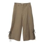 ショッピングローン パンツ フリルローン使いワイドパンツ レディース