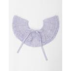 ショッピングリボン つけ襟 付け襟 フリル使いローンティペット