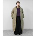 ステンカラーコート コート 中綿クラシックコート　FILLING CLASSIC COAT　「001-53419」 レディース