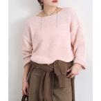 ニット セーター 「追加」テープヤーンDROPプルオーバー レディース