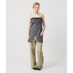 ショッピングミニドレス ワンピース 「ATTISESSION」エンブロイダリー チェック ミニ ドレス