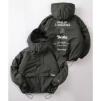 ダウンジャケット ダウン 「75」「Philip Lumbang/フィリップ・ランバン」2WAY ロゴアートデザイン 中綿 フードジャケット/ワンポイ