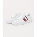 スニーカー 「TOMMY HILFIGER」シンプルスニーカー　トリコロール レディース メンズ
