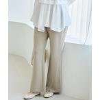 パンツ 「好機能シリーズ」接触冷感・吸水速乾｜ツイストスリット美脚パンツ レディース