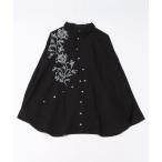 ショッピング麻 シャツ 「チャイハネ」リシェーナ刺繍MEN'S変形シャツ メンズ レディース